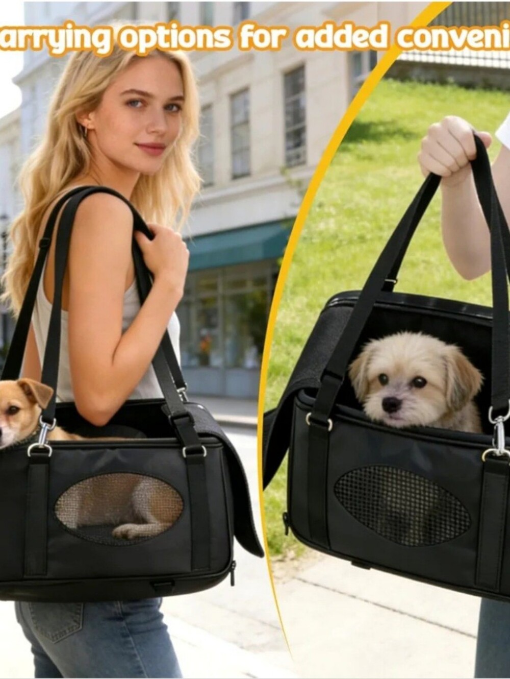 New 3 In 1 Center Console Small Pet Car Seat/Portable Carrier - Picture 6 of 9